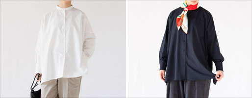 素材で選ぶ、新しい定番。天竺とポプリン、2つの表情から選べるオリジナルシャツ。