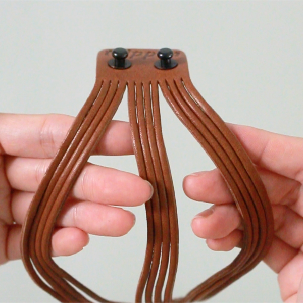 レザーを3つに分ける