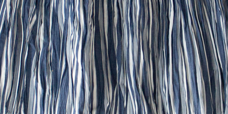 STRIPE NAVY WHITE 生地アップ