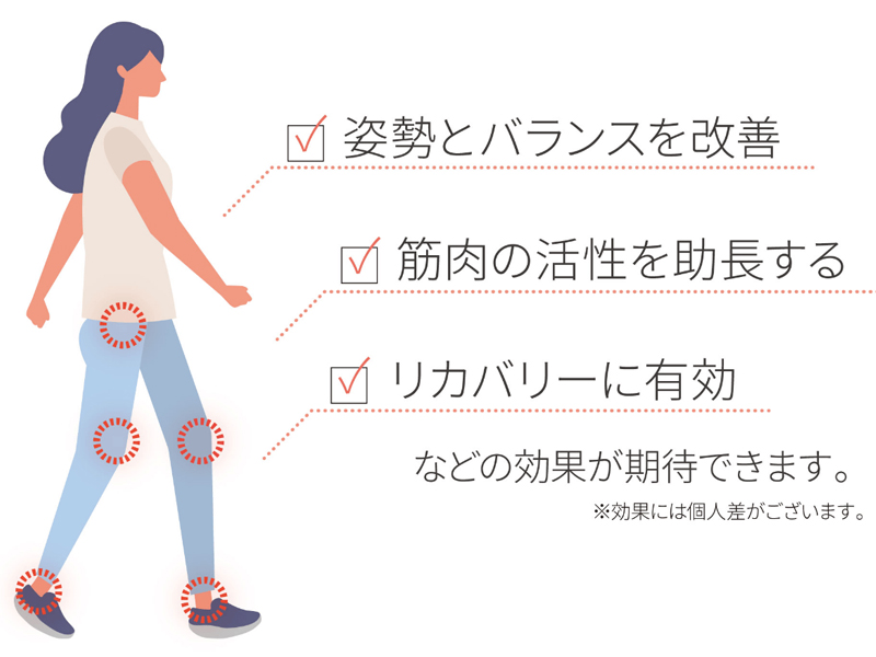 すね・ふくらはぎ・おしりに働きかけるMBTのしくみ