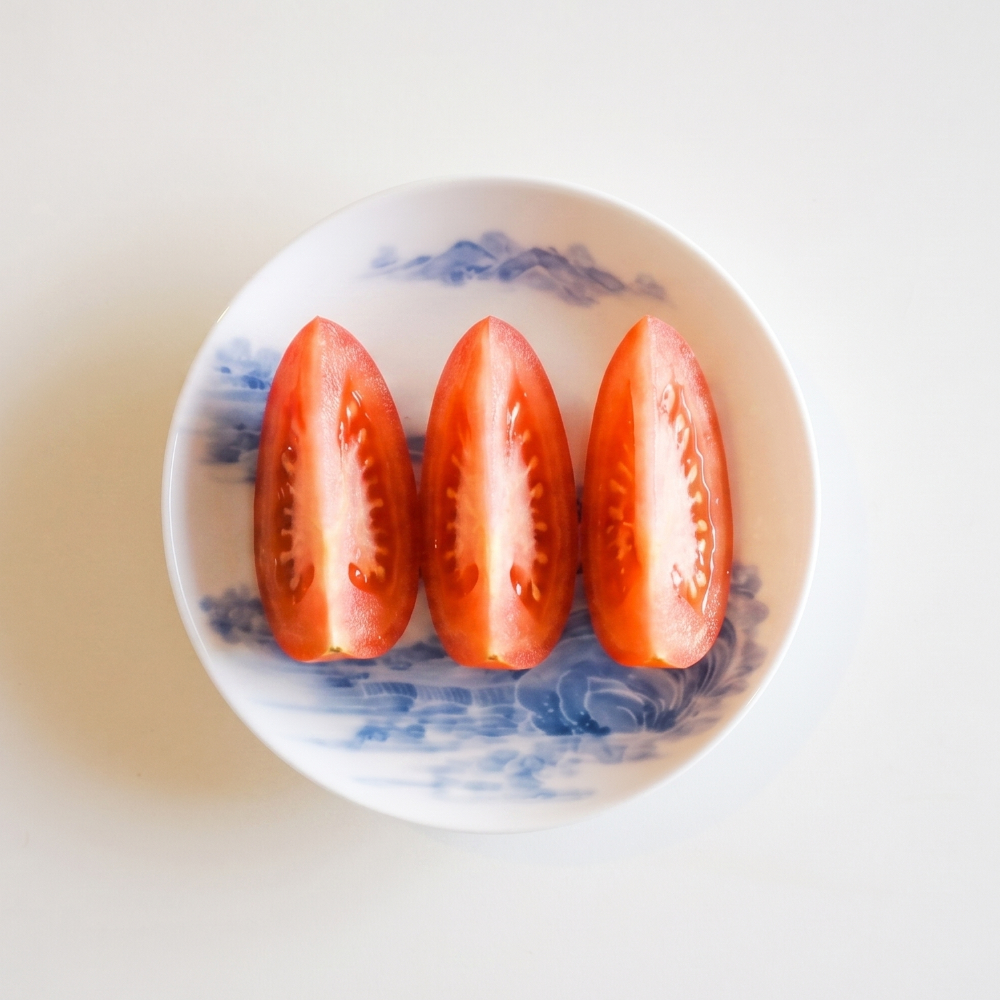 きんぴられんこんを盛った豆皿