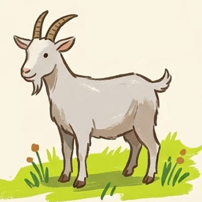 山羊のイラスト