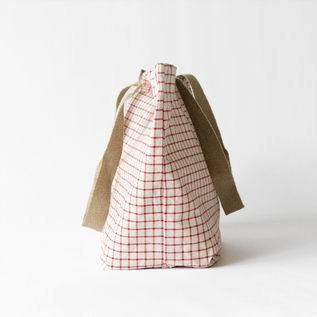 リネンコットン リバーシブルトートバッグ／CHARVET EDITIONS（シャル