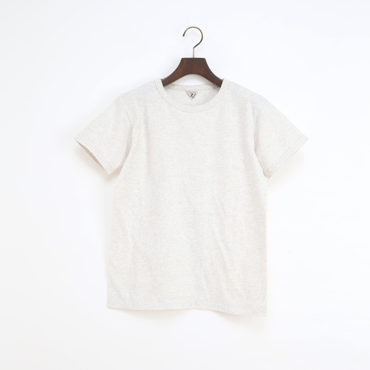 ユニセックス DIZZ クルーネックTシャツ SNOW MELANGE