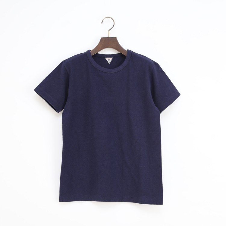 ユニセックス DIZZ クルーネックTシャツ NAVY MELANGE