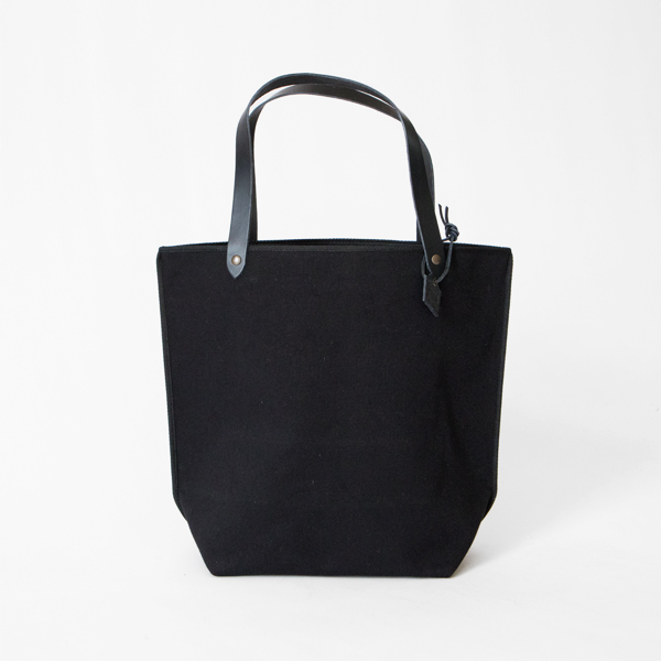 DINOSAURE S cabas cotton handle (long handle) BLACK