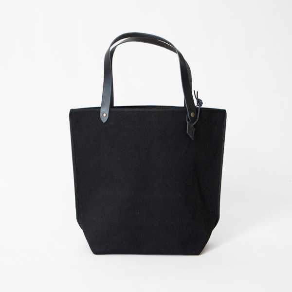 DINOSAURE S cabas cotton handle (long handle) BLACK