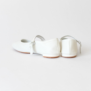 TRAVEL SHOES ストラップバレエシューズ レイン TR019 WHITE／chausser