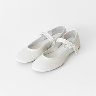 TRAVEL SHOES ストラップバレエシューズ レイン TR019 WHITE
