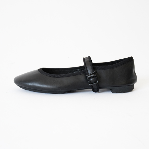 TRAVEL SHOES ストラップバレエシューズ レイン TR019 BLACK／chausser