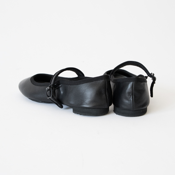 TRAVEL SHOES ストラップバレエシューズ レイン TR019 BLACK／chausser