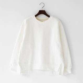 SIDE SLIT CREW 裏毛プルオーバー(OFF WHITE) SIDE SLIT CREW 裏毛プルオーバー(OFF WHITE)