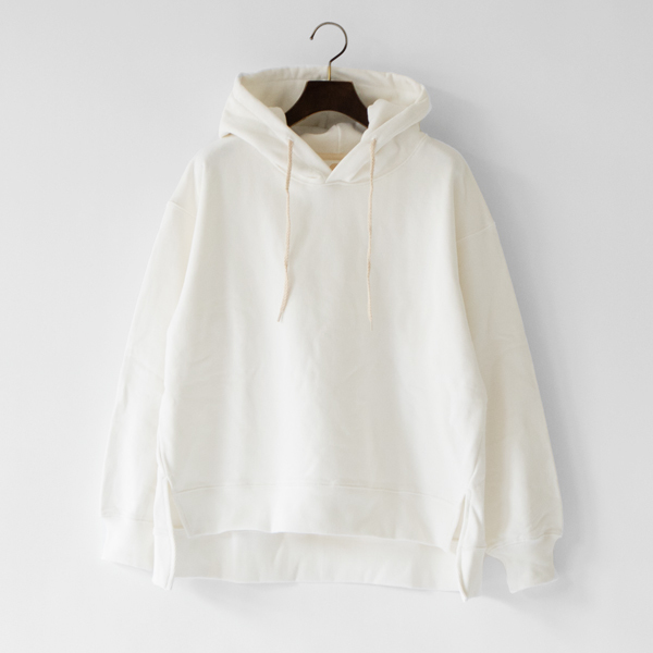 SIDE SLIT HOODY 裏毛パーカー (OFF WHITE)
