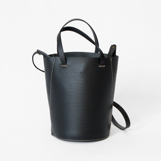 丸底レザーバケツバッグ BLACK 丸底レザーバケツバッグ BLACK