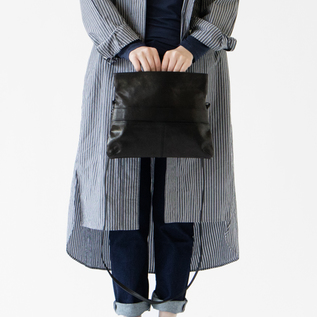 nispe  パトリックステファン 3way バッグ レザー ブラック 比べる二人の使い心地。PATRICK STEPHAN「3way レザーポシェト」編