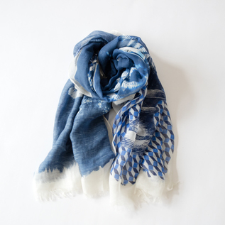 リネンコットンストール COBALT／INOUI EDITIONS（イヌイ