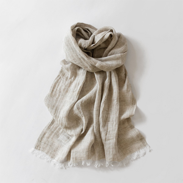 メランジリネンスカーフ(melange linen)