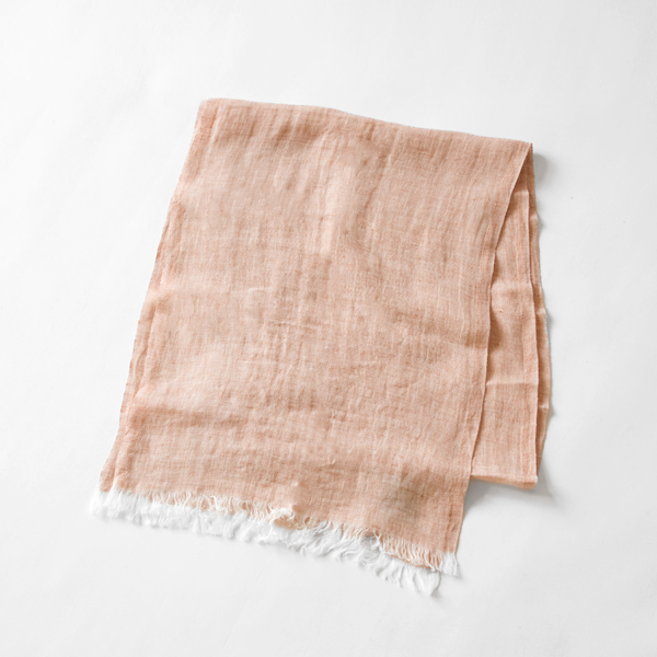 メランジリネンスカーフ(melange cinnamon)