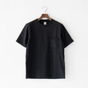 ユニセックス DOTSUME POCKET T-SHIRT BLACK