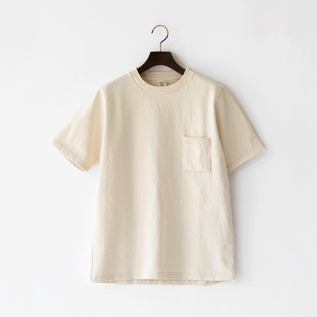 ユニセックス DOTSUME POCKET T-SHIRT KINARI ユニセックス DOTSUME POCKET T-SHIRT KINARI