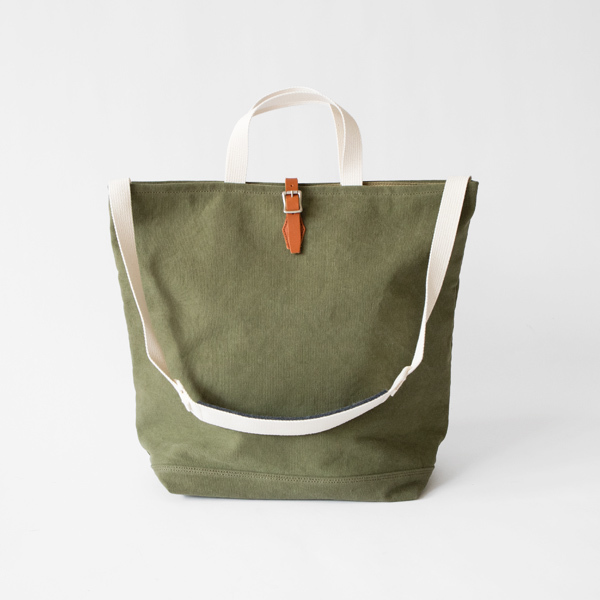 21oz CANVAS / 2WAY GROCERY TOTE トートバッグ(OLIVE)