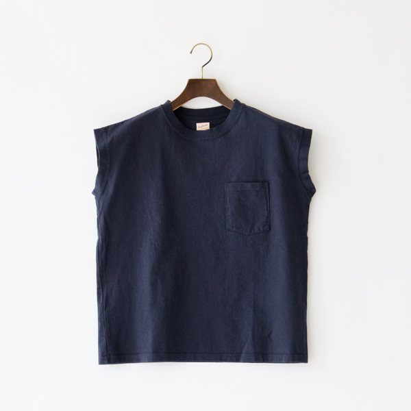 アメリカンジャージークルーネックスリーブ（NAVY）