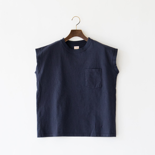 アメリカンジャージークルーネックスリーブ（NAVY）