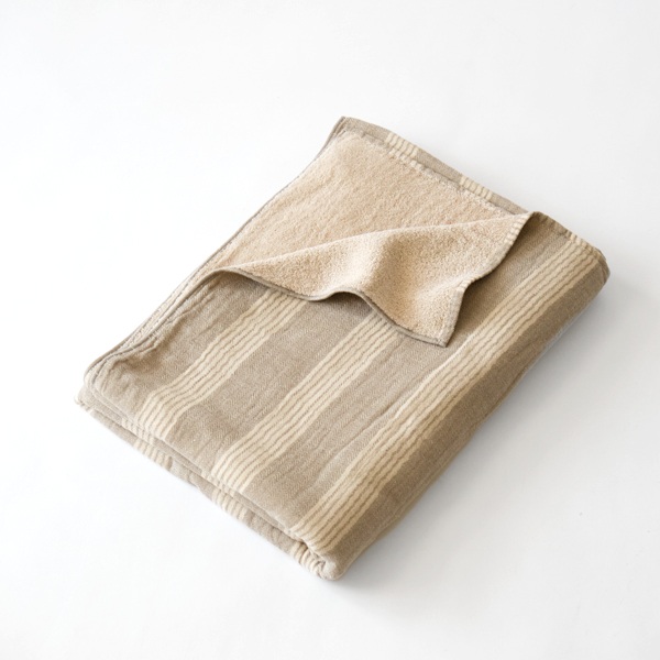 リール タオルケット 160×210(ベージュ) リール タオルケット 160×210(ベージュ)