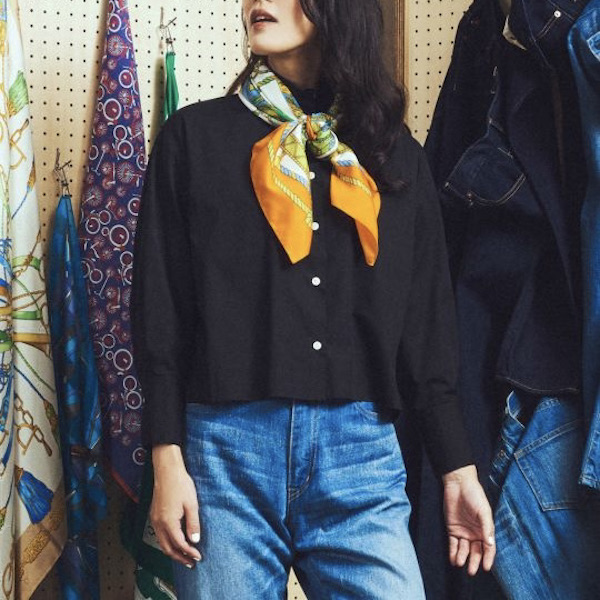 モデル身長：165cm(BLACK)