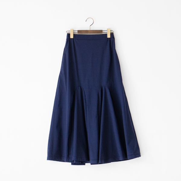 サイロウルティマ天竺 切替フレアスカート(NAVY)