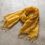 家で染める草木染めキット リネンコットンストール