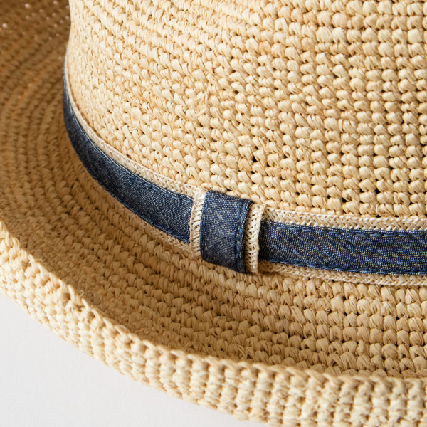 爽やかなブルーのデニムリボン 爽やかなブルーのデニムリボン