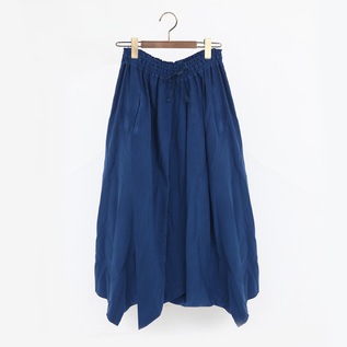 バンブーコットン サルエルパンツ(INDIGO-ISH)