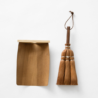 小箒と天然木ちりとりセット／高田耕造商店｜愛着を持ってずっと使い