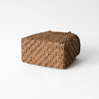 ヤマブドウ　皮　約3キロ やまぶどう カゴバッグ/3mmひご 網代編み 紅皮/大サイズ 巾35cm