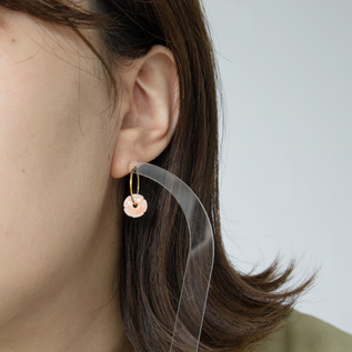 ピアス elements hoop(オレンジ) ピアス elements hoop(オレンジ)