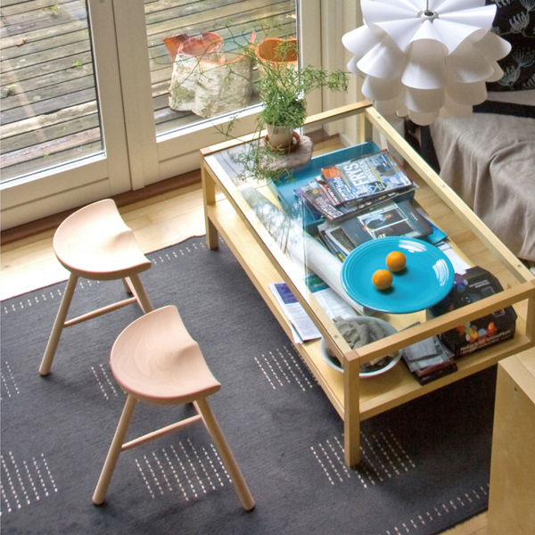 ローテーブルに