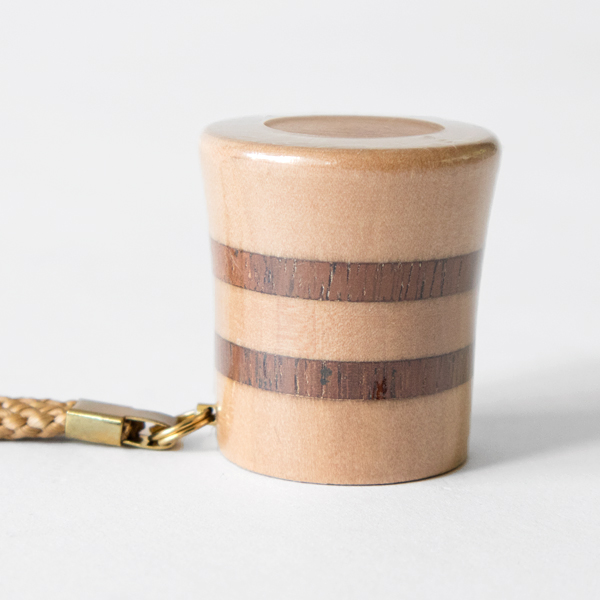 楓と唐を組み合わせた寄木のハンドル(楓:唐 寄木)