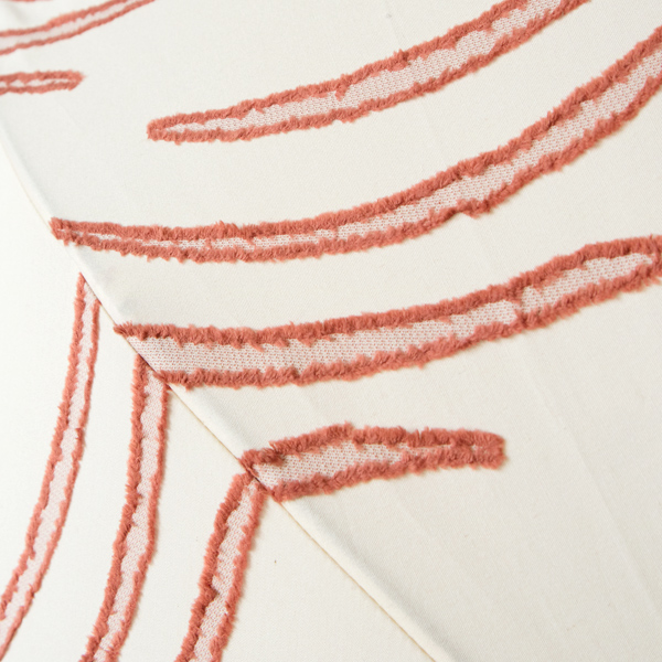 風を立体的に表現した織り（PINK）