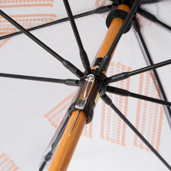 親骨は木製(GREY) 親骨は木製(GREY)