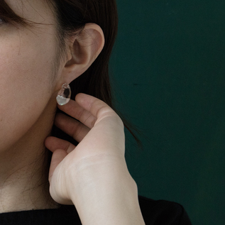 受発注】 K10 ツキノシズク／HARIO Lampwork Factory(ハリオ・ランプ