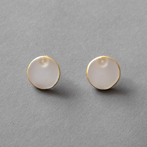 【受発注】 K10 モスライン ピアス