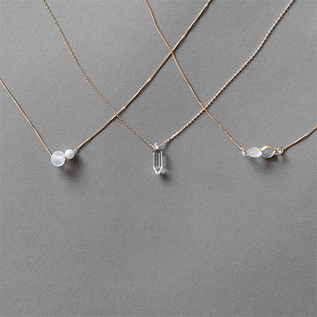 受発注】 K10 ネックレス／HARIO Lampwork Factory(ハリオ・ランプ