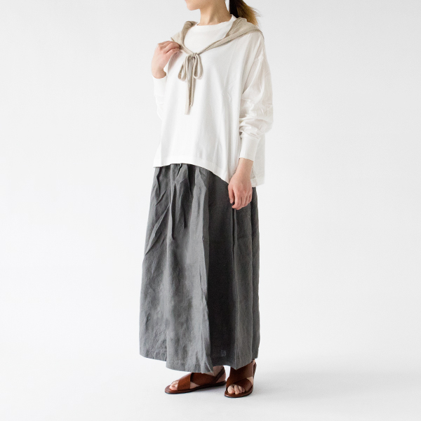 着用イメージ（モデル身長162cm）FLAX
