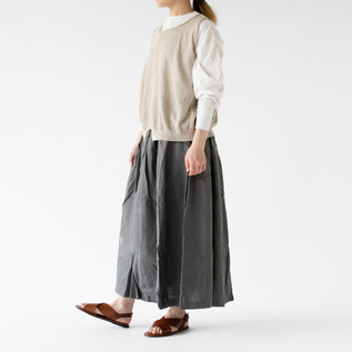 着用イメージ(モデル身長162cm)FLAX 着用イメージ(モデル身長162cm)FLAX