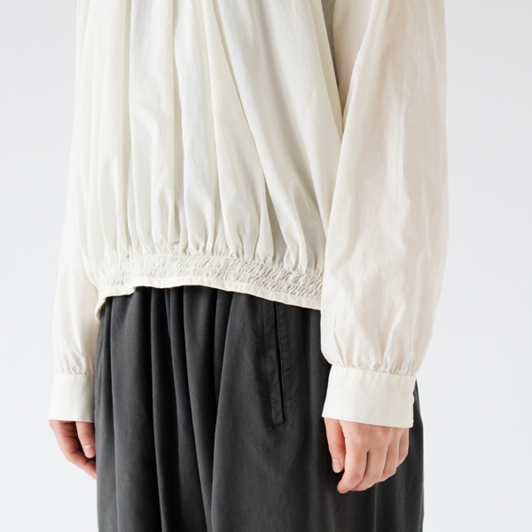 裾もシャーリングゴム