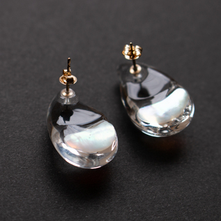 受発注】 K10 ツキノシズク／HARIO Lampwork Factory(ハリオ・ランプ