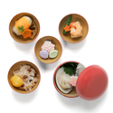 お食い初め漆器　寿重　ピンク