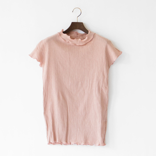 コットンクレープシャツ(PINK BEIGE) コットンクレープシャツ(PINK BEIGE)