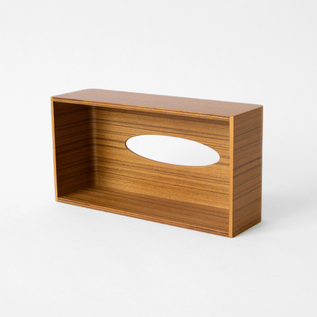 ティッシュボックスカバー チーク／SAITO WOOD （サイトーウッド